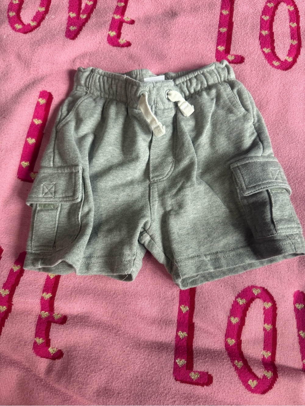 Gymboree Gray Knit Cargo Shorts